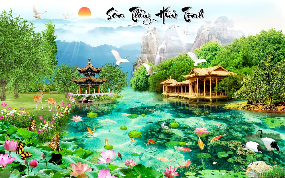 Phong cảnh sơn thủy hữu tình MHT2-030
